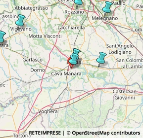 Mappa Via Partigiani, 27028 San Martino Siccomario PV, Italia (23.54308)