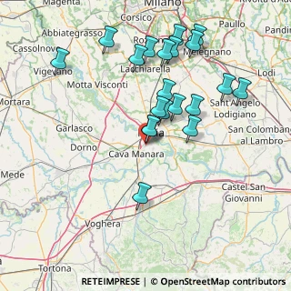 Mappa Via Partigiani, 27028 San Martino Siccomario PV, Italia (15.323)