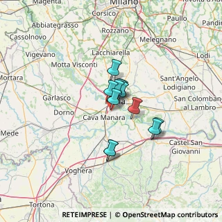 Mappa Via Partigiani, 27028 San Martino Siccomario PV, Italia (7.94833)
