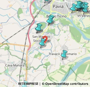 Mappa Via Partigiani, 27028 San Martino Siccomario PV, Italia (2.92467)