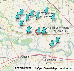 Mappa Via Cavallotti, 27014 Corteolona e Genzone PV, Italia (6.58667)