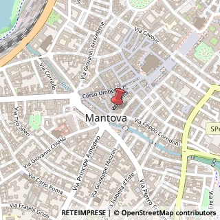Mappa Via Roma, 9, 46100 Mantova, Mantova (Lombardia)