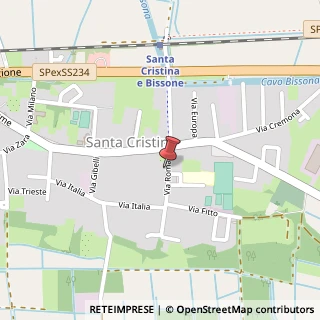 Mappa Via Roma, 4, 27010 Santa Cristina e Bissone, Pavia (Lombardia)
