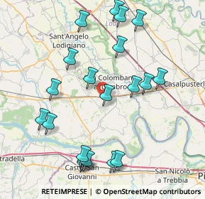 Mappa Via Statale Mantovana, 27010 Chignolo Po PV, Italia (8.9055)