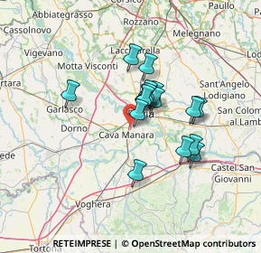 Mappa Tangenziale Ovest di Pavia, 27028 San Martino Siccomario PV, Italia (10.15)