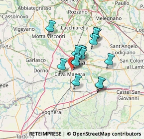 Mappa Tangenziale Ovest di Pavia, 27028 San Martino Siccomario PV, Italia (9.15933)