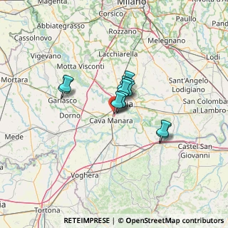 Mappa Tangenziale Ovest di Pavia, 27028 San Martino Siccomario PV, Italia (7.78917)