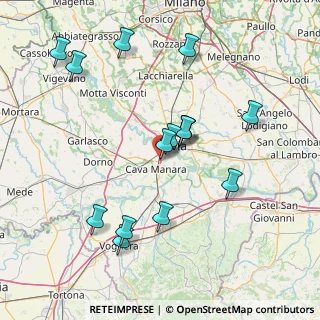 Mappa Tangenziale Ovest di Pavia, 27028 San Martino Siccomario PV, Italia (15.63933)