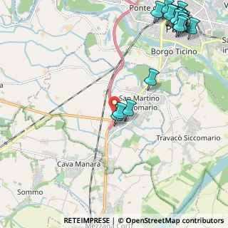 Mappa Tangenziale Ovest di Pavia, 27028 San Martino Siccomario PV, Italia (3.256)