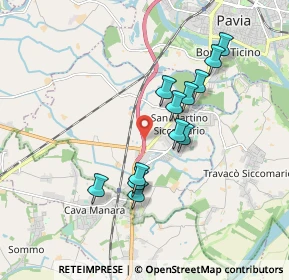 Mappa Tangenziale Ovest di Pavia, 27028 San Martino Siccomario PV, Italia (1.5925)