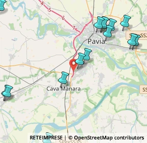 Mappa Tangenziale Ovest di Pavia, 27028 San Martino Siccomario PV, Italia (5.795)