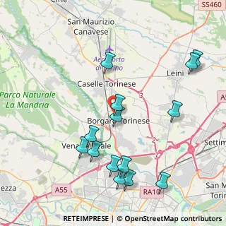 Mappa Via I Maggio, 10071 Borgaro Torinese TO, Italia (4.50286)