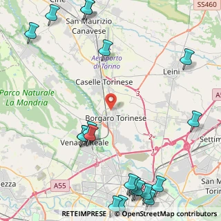 Mappa Via I Maggio, 10071 Borgaro Torinese TO, Italia (6.5315)