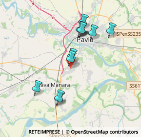 Mappa Via P. Neruda, 27028 San Martino Siccomario PV, Italia (3.5425)