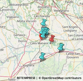 Mappa Via P. Neruda, 27028 San Martino Siccomario PV, Italia (8.12333)
