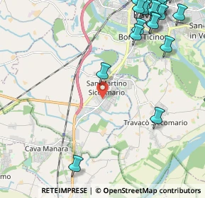 Mappa Via P. Neruda, 27028 San Martino Siccomario PV, Italia (3.193)