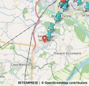 Mappa Via P. Neruda, 27028 San Martino Siccomario PV, Italia (3.088)