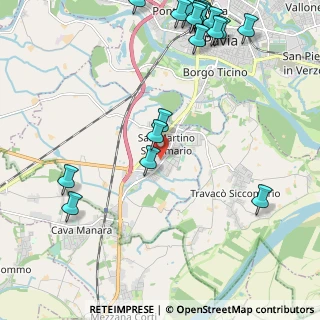 Mappa Via P. Neruda, 27028 San Martino Siccomario PV, Italia (3.0185)
