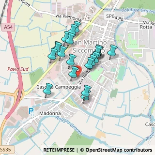Mappa Via P. Neruda, 27028 San Martino Siccomario PV, Italia (0.363)