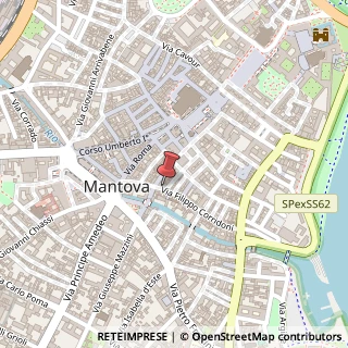 Mappa Via Filippo Corridoni, 36, 46100 Mantova, Mantova (Lombardia)