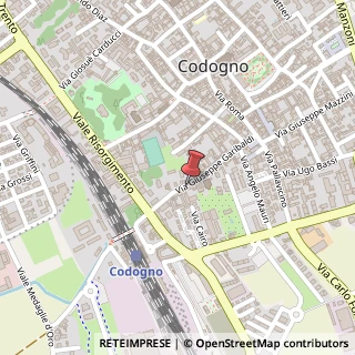 Mappa Via Giuseppe Garibaldi, 50, 26845 Codogno, Lodi (Lombardia)