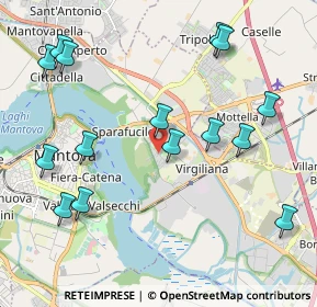 Mappa Viale dei Caduti, 46100 Mantova MN, Italia (2.38867)