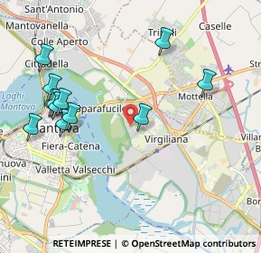 Mappa Viale dei Caduti, 46100 Mantova MN, Italia (2.25333)