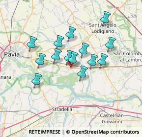 Mappa Via Puccini, 27011 Belgioioso PV, Italia (5.70714)