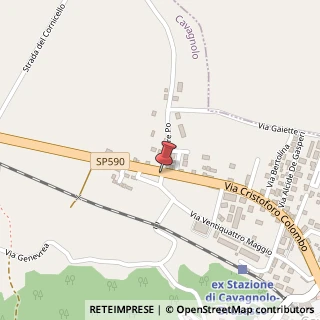 Mappa Via Cristoforo Colombo,  52, 10129 Cavagnolo, Torino (Piemonte)