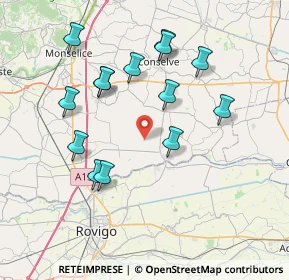 Mappa Via Torre, 35020 Tribano PD, Italia (7.515)