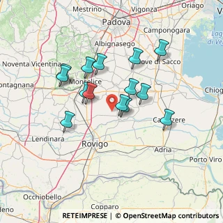Mappa Via Torre, 35020 Tribano PD, Italia (11.97643)