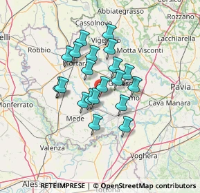 Mappa Via Cairoli, 27030 Ottobiano PV, Italia (9.928)