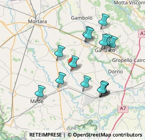 Mappa Via Cairoli, 27030 Ottobiano PV, Italia (7.09933)