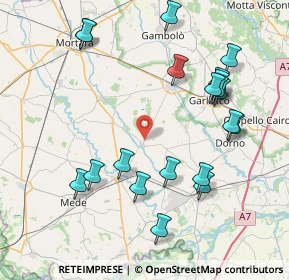 Mappa Via Cairoli, 27030 Ottobiano PV, Italia (8.8505)