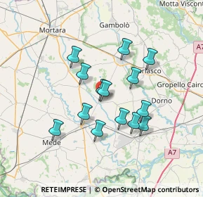 Mappa Via Cairoli, 27030 Ottobiano PV, Italia (5.78857)