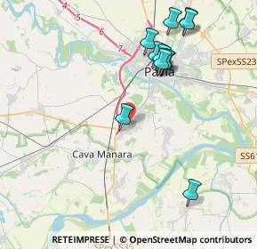 Mappa Via 8 Marzo, 27028 San Martino Siccomario PV, Italia (4.22167)