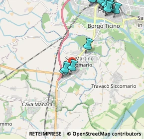 Mappa Via 8 Marzo, 27028 San Martino Siccomario PV, Italia (3.0175)