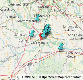 Mappa Via 8 Marzo, 27028 San Martino Siccomario PV, Italia (6.1925)