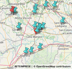 Mappa Via 8 Marzo, 27028 San Martino Siccomario PV, Italia (16.419)