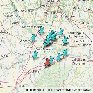 Mappa Via 8 Marzo, 27028 San Martino Siccomario PV, Italia (8.809)