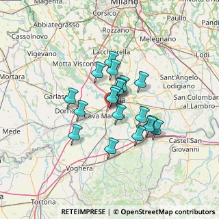 Mappa Via 8 Marzo, 27028 San Martino Siccomario PV, Italia (9.78263)