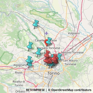 Mappa Via Aldo Moro, 10071 Borgaro Torinese TO, Italia (7.05211)