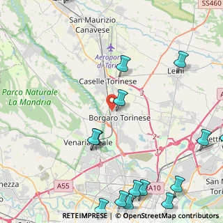 Mappa Via Aldo Moro, 10071 Borgaro Torinese TO, Italia (7.247)