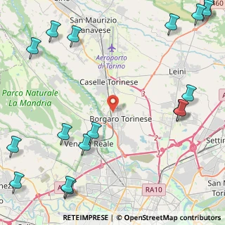 Mappa Via Aldo Moro, 10071 Borgaro Torinese TO, Italia (6.91529)