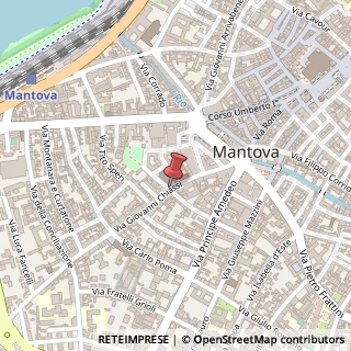 Mappa Via chiassi giovanni 73, 46100 Mantova, Mantova (Lombardia)