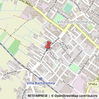 Mappa Corso Arnaldo Fraccaroli,  211, 37049 Villa Bartolomea, Verona (Veneto)