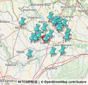 Mappa Via Roma, 27020 Dorno PV, Italia (11.614)