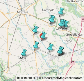 Mappa Via Gigi Campegi, 27030 Ottobiano PV, Italia (7.188)