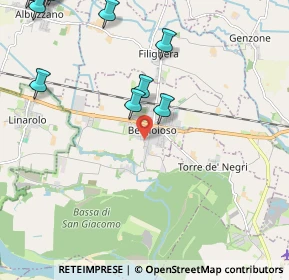 Mappa Via Trento, 27011 Belgioioso PV, Italia (3.01818)