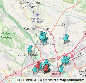 Mappa Via Domenico Bertino, 10071 Borgaro Torinese TO, Italia (4.42)